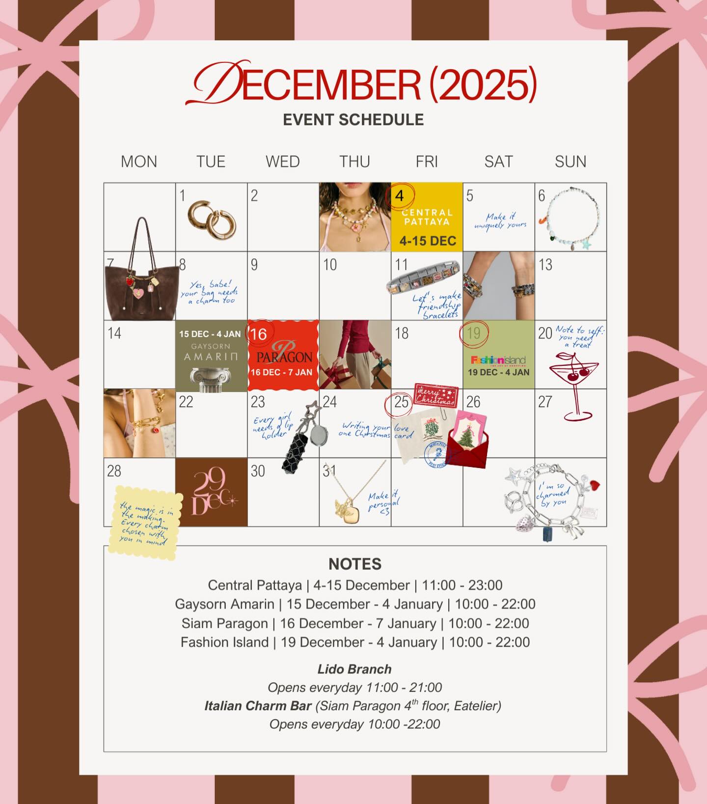 29December calendar