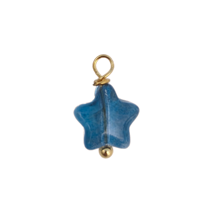 Blue star charm