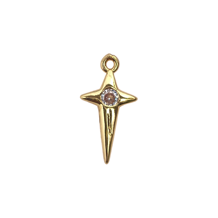 Diamond starburst charm