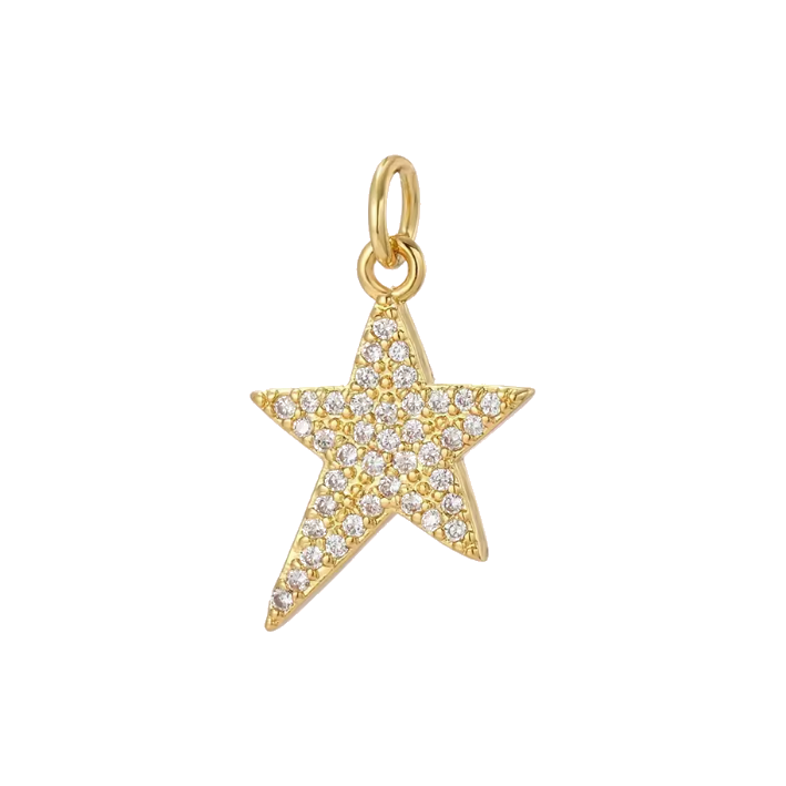 Diamond star charm