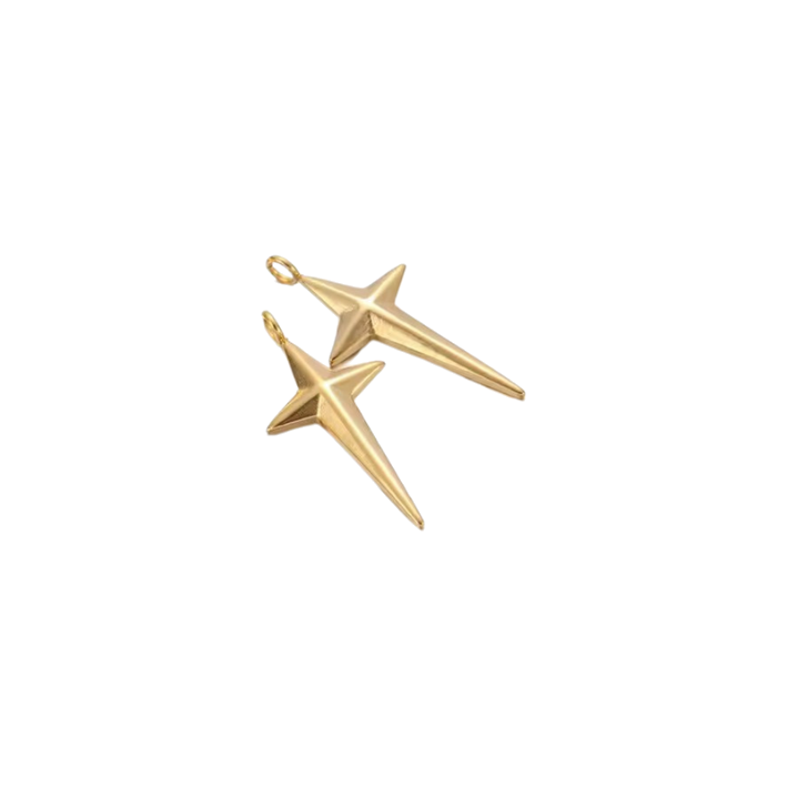 gold starbrust charm