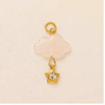 Cloudy Star Drop charm