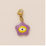 Mystic Eye Blossom Purple charm