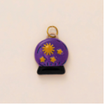 Purple Mystic Fortune Telling Globe charm
