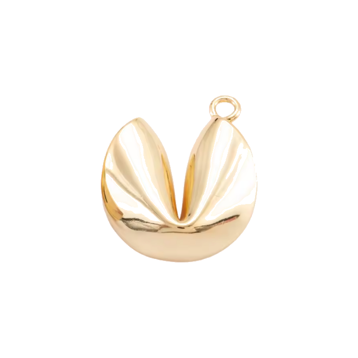 Fortune cookie charm
