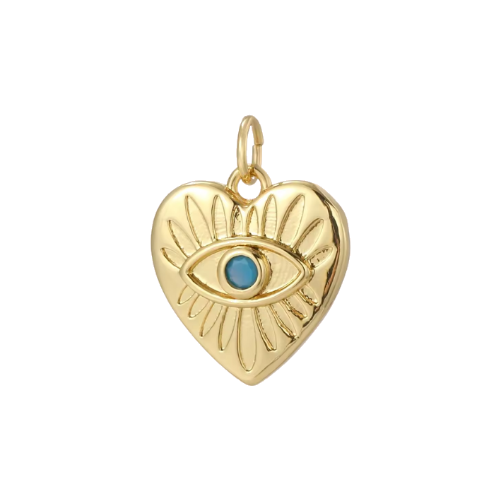 Evil blue eye charm