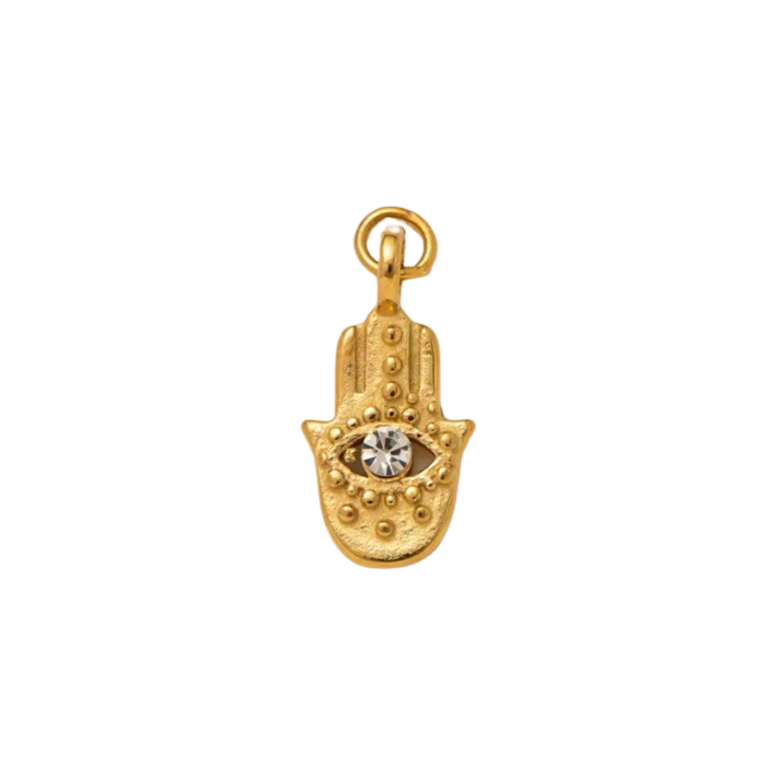 Diamond Fatima hand charm