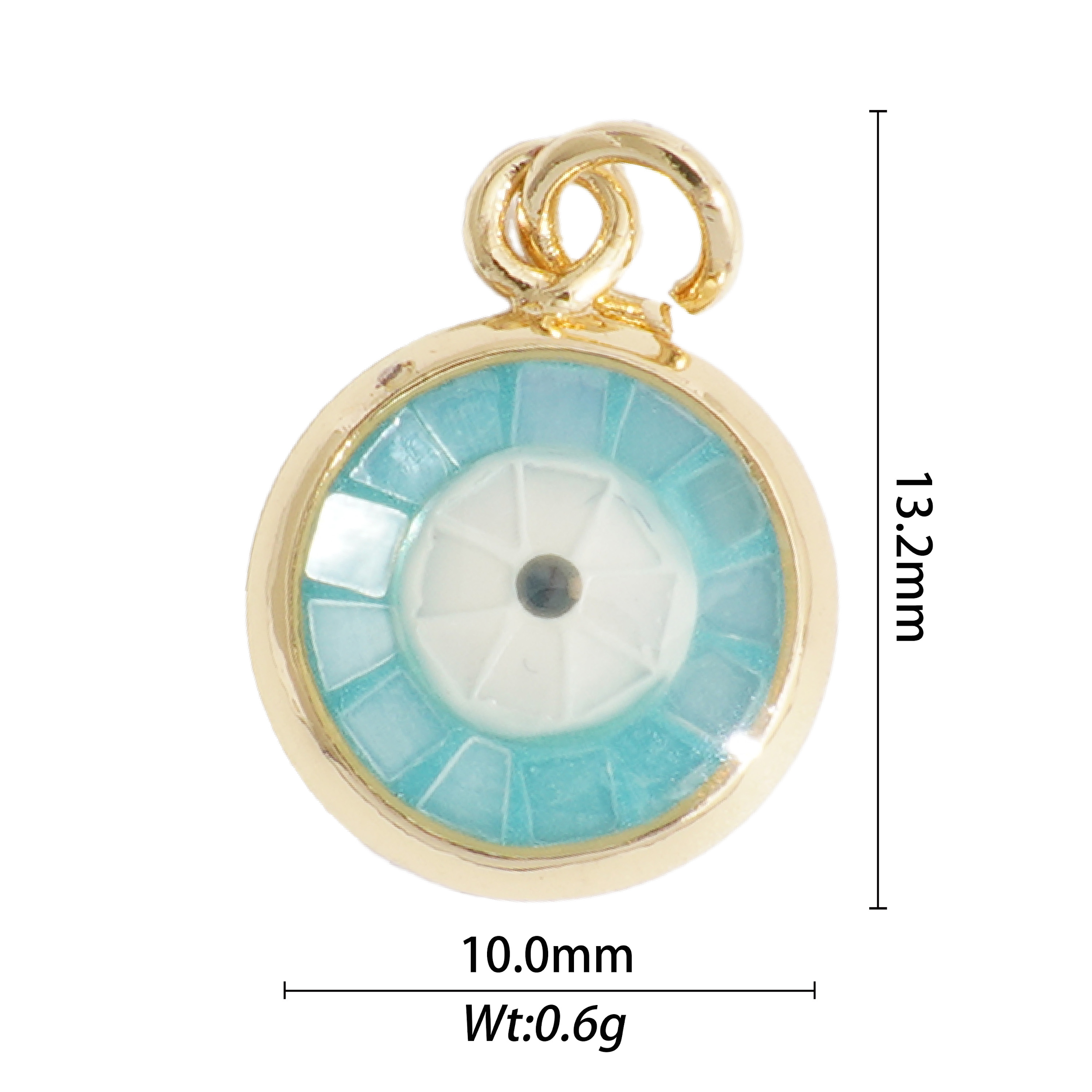 diamond christ charm