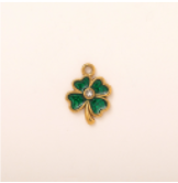 Green Clover Glow charm
