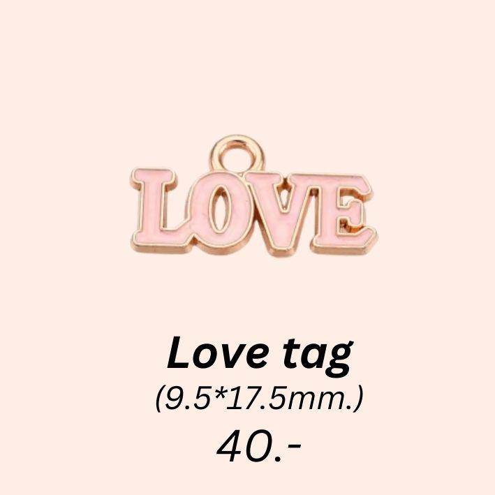 Love tag charm
