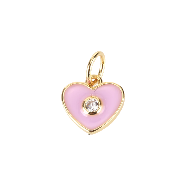 pink heart charm