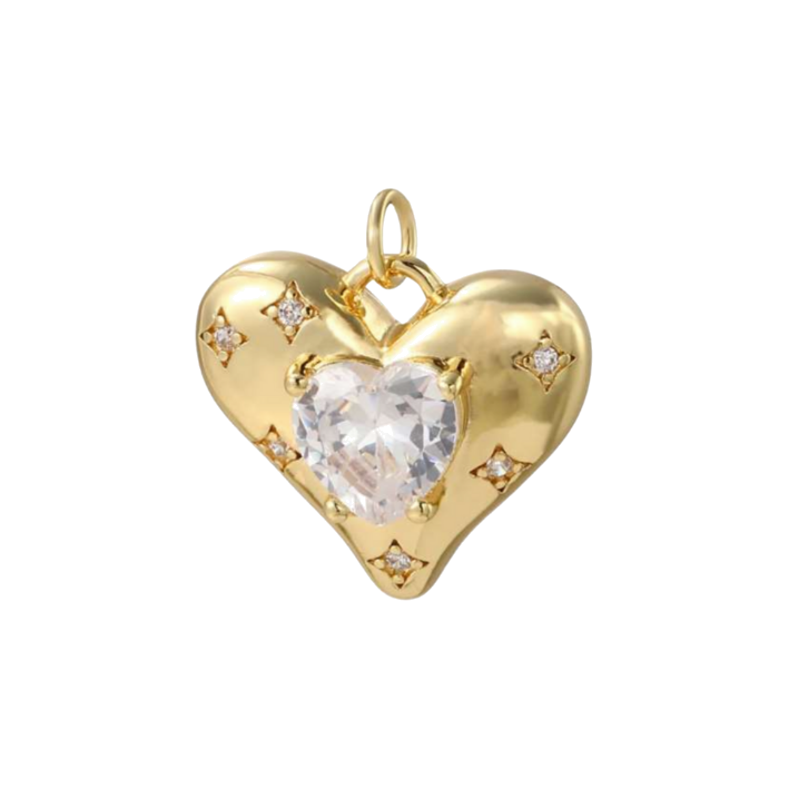 Grand 
diamond heart charm