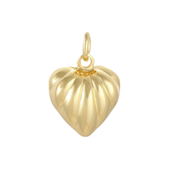 pumpkin heart charm