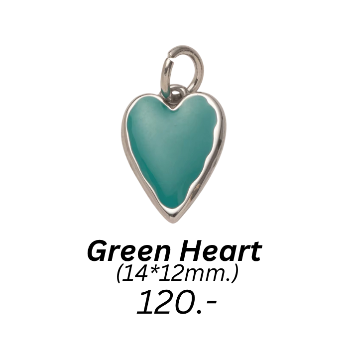 Green Heart charm