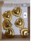 Gold Heart charm