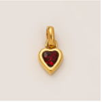 Ruby Heart charm