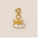Golden Cherub Cloud Cupid charm