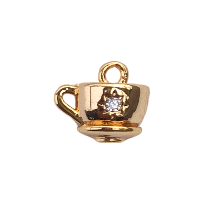 Coffee cup charm