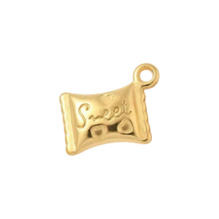 gold sweet candy charm