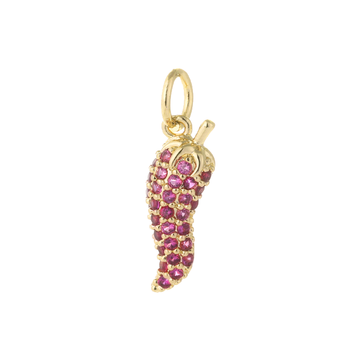 Pink diamond chili charm