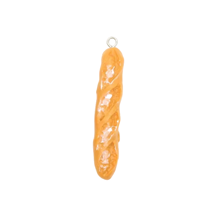 baguette resin charm