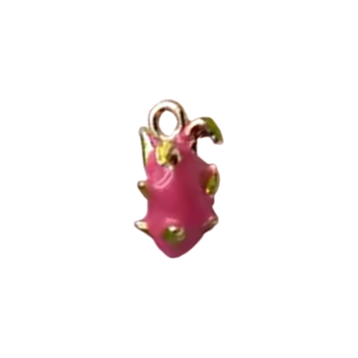 pink dragonfruit charm