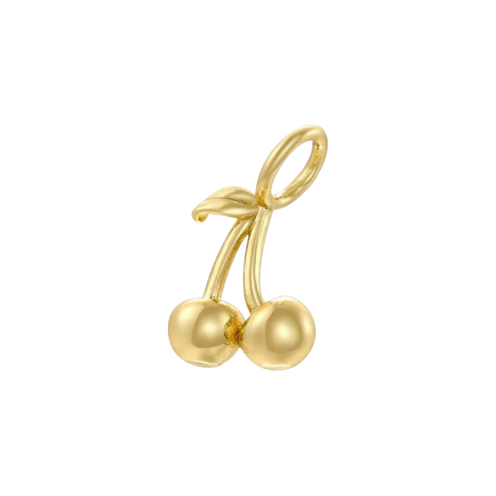 gold cherry charm