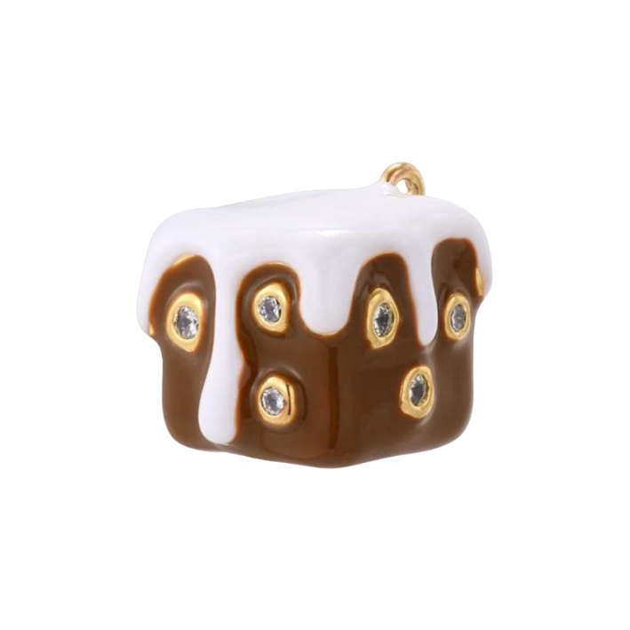Chocolate 
dice charm