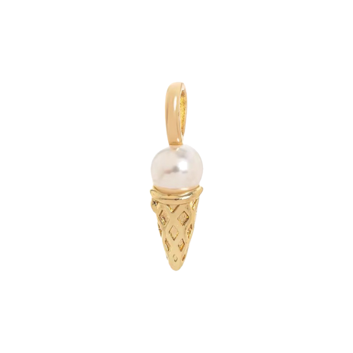 Pearl ice-cream charm