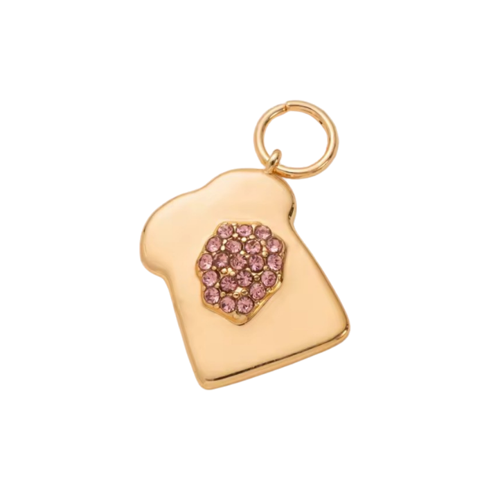 toast with jam charm