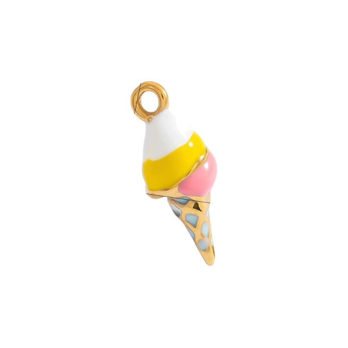 Ice cream summer cone charm
