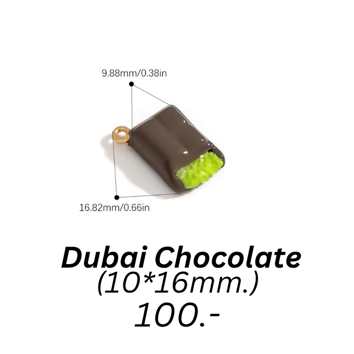 Chocolate Dubai charm