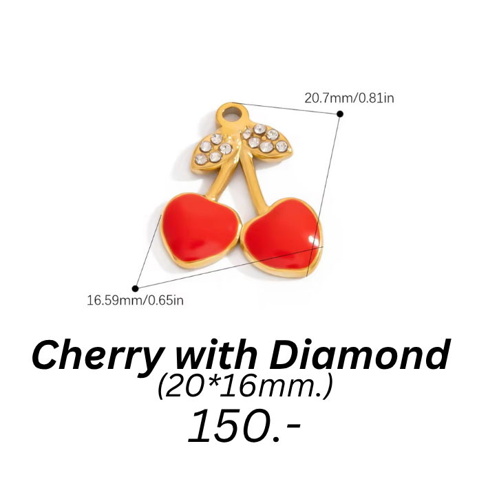 Cherry with Diamond charm