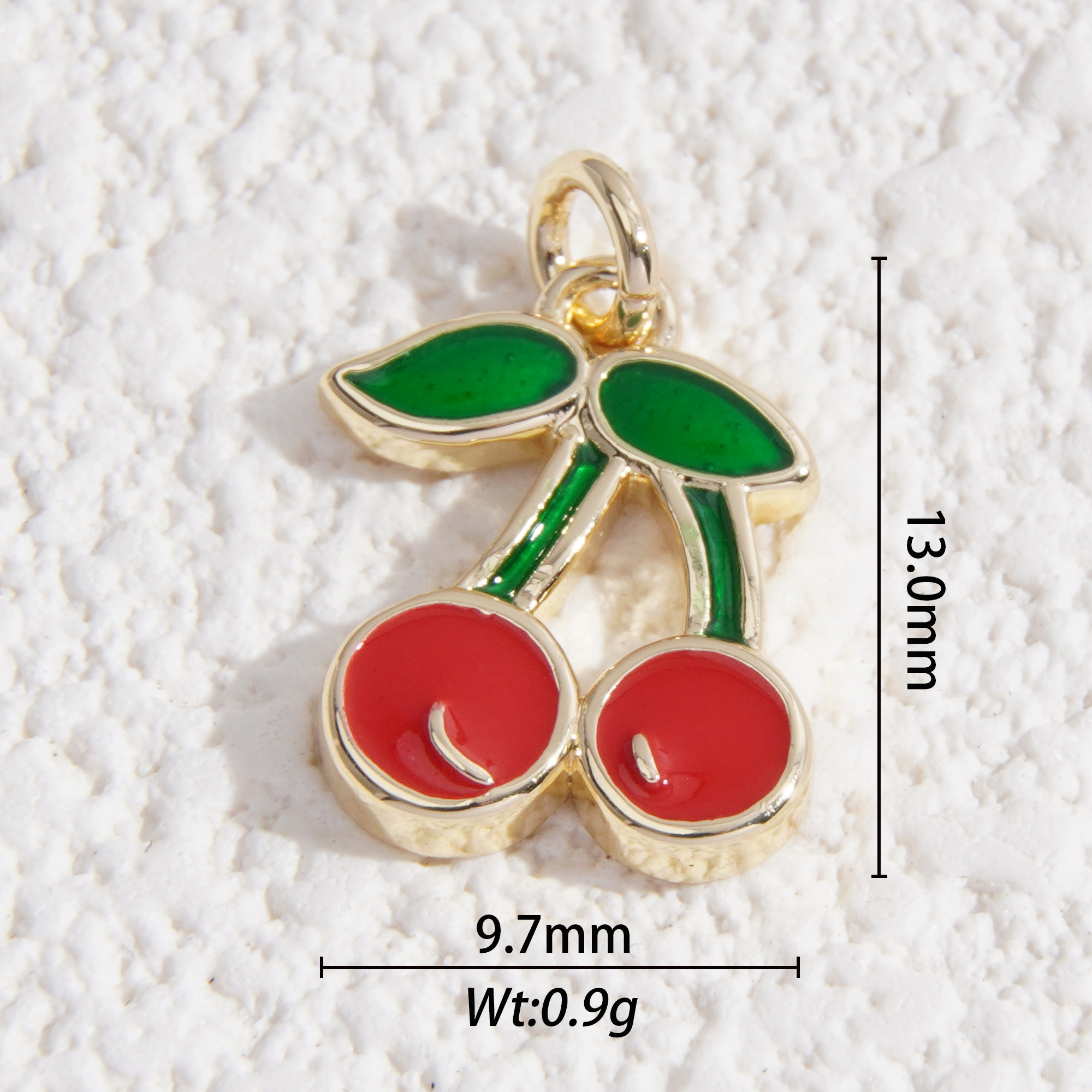 flat 2d cherry charm