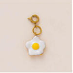 Sunny Side Up Fried Egg charm