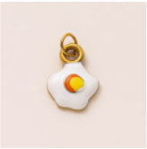 Sunny Side Up Medium Fried Egg charm