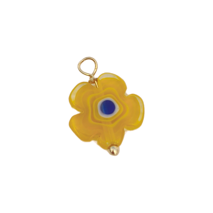 Yellow flower charm