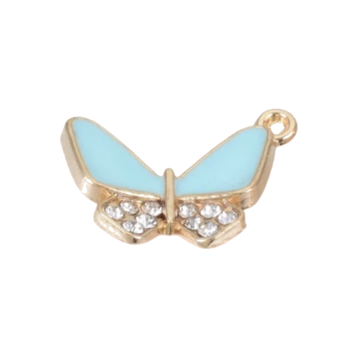 Blue butterfly charm