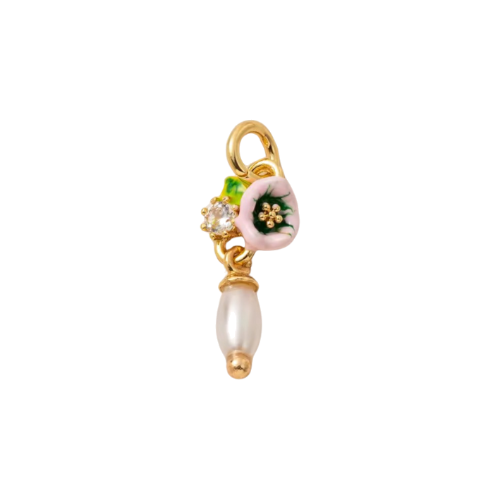 poppy pearl diamond charm
