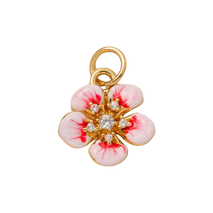 diamond hibicus charm