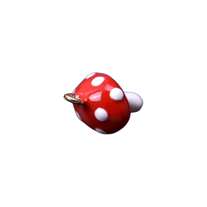 mario mushroom charm