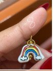 Cloud on rainbow charm
