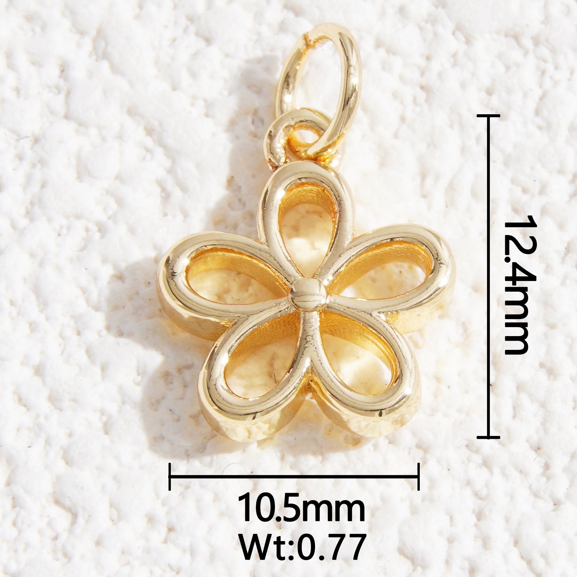 flower frame charm