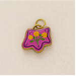 Pink Bloom Flower charm