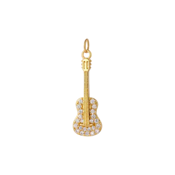 Diamond Guitar charm