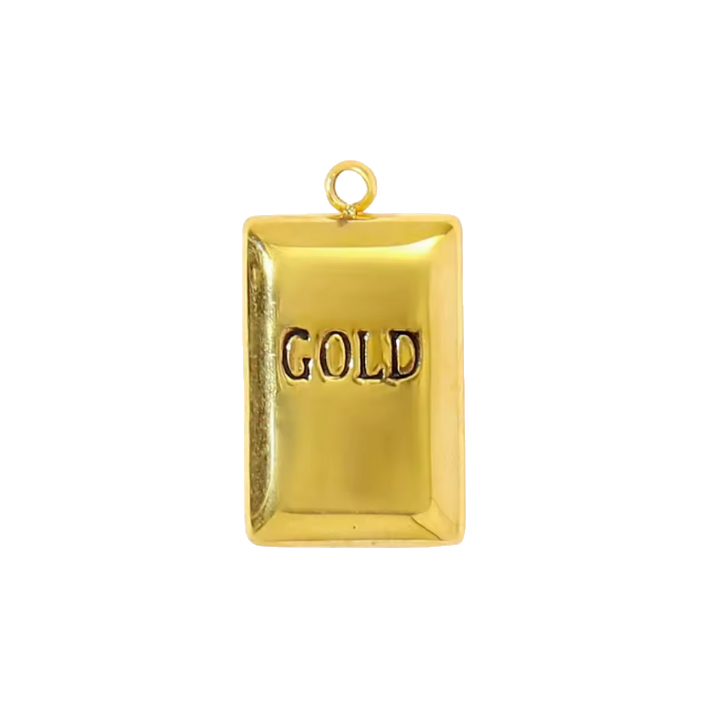 Gold Bar charm