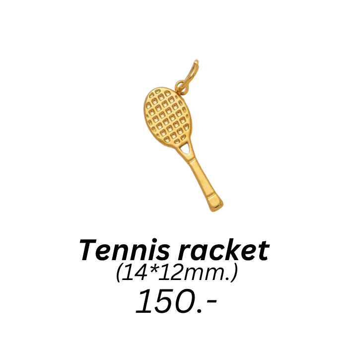Tennis racket charm