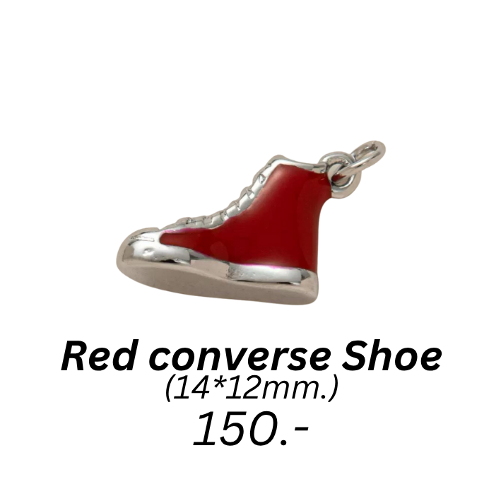 Red converse Shoe charm