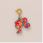 Pink Ponytail Barbie charm