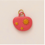 Pink Sunny Burst charm